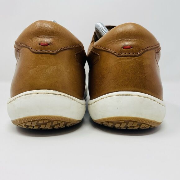Piloti Men’s Avenue 11.5 Cognac Brown Burnished Leather Driving Shoes Comfort main image 13